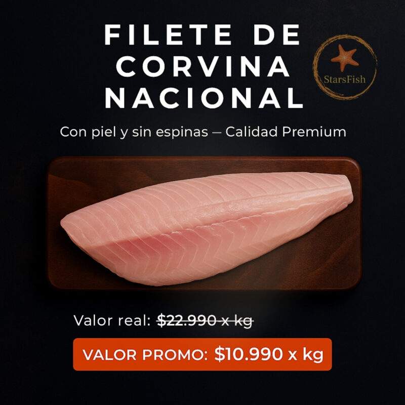 Filete de Corvina Nacional starsfish
